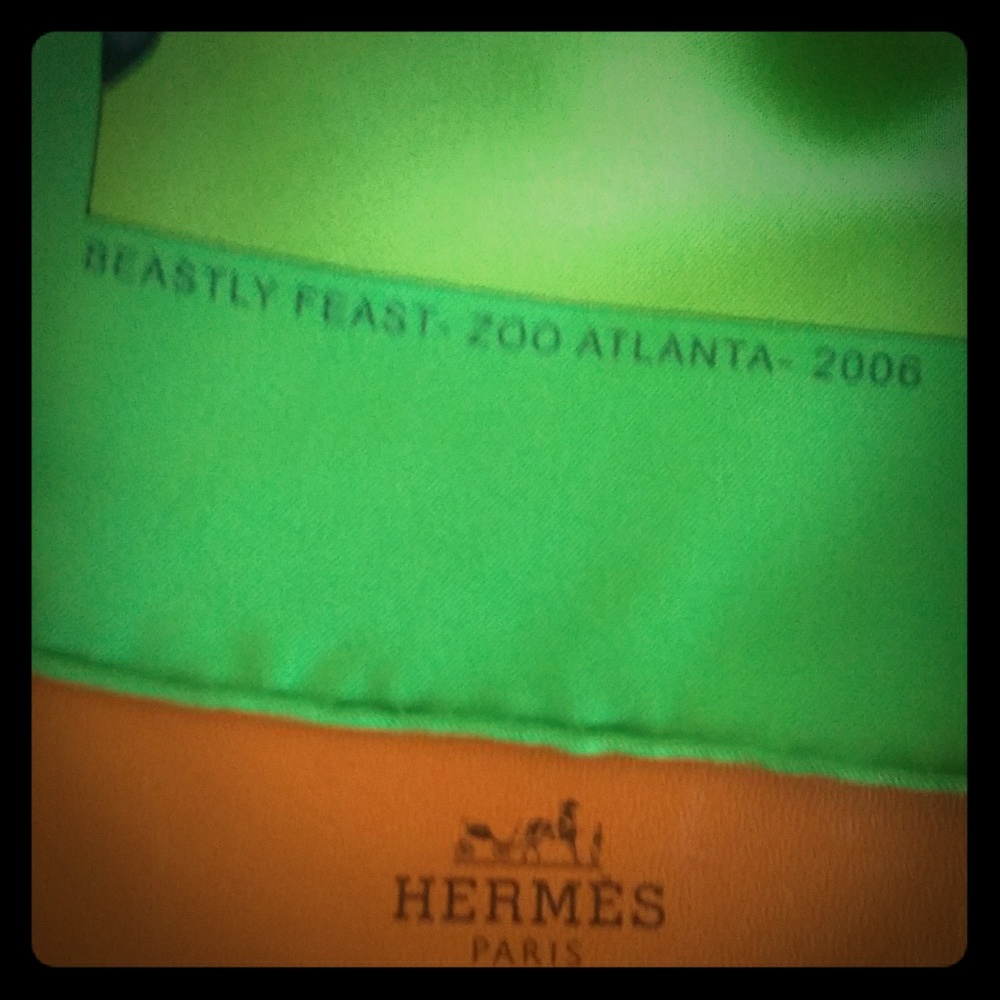 Hermes Scarf "Les Zebres"